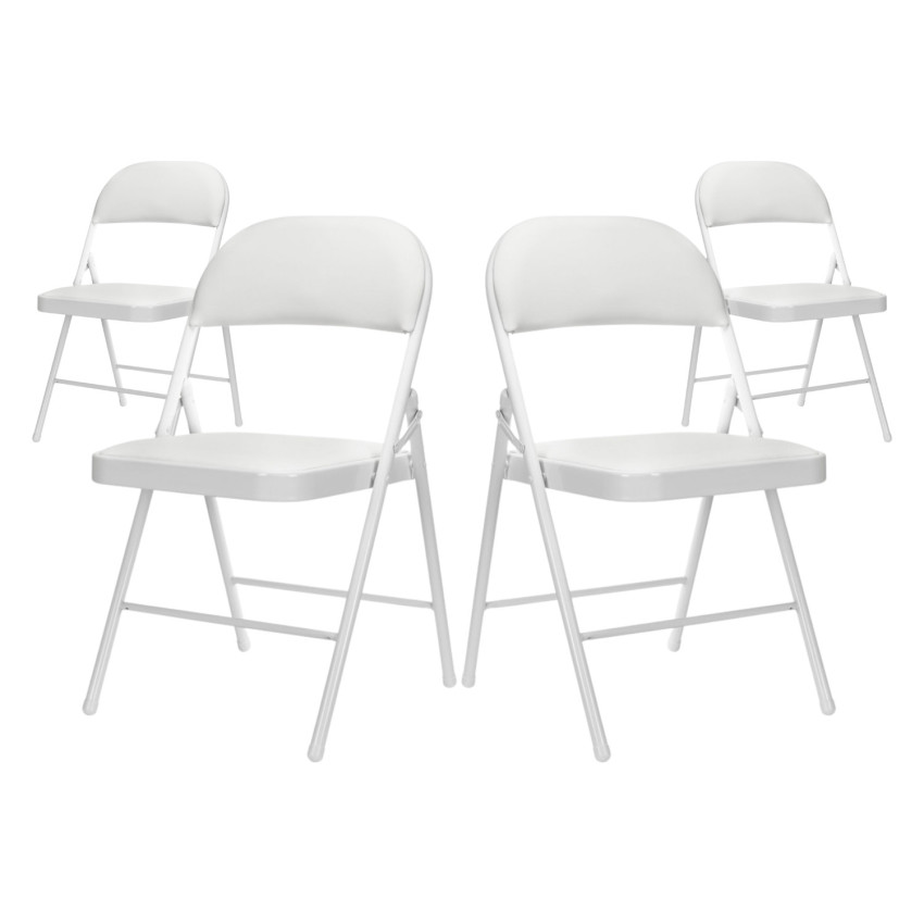 4er-Set gepolsterte Klappstühle Thinia Home