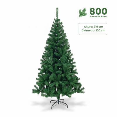 Árbol de Navidad Artificial Verde Ontario con Base Metálica Dayron Árboles de Navidad 22