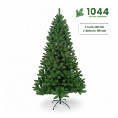 Árbol de Navidad Artificial Verde Canadá con Base Metálica Dayron Árboles de Navidad 10