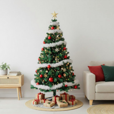 Árbol de Navidad Artificial Verde Quebec con Base Metálica Dayron Árboles de Navidad 11