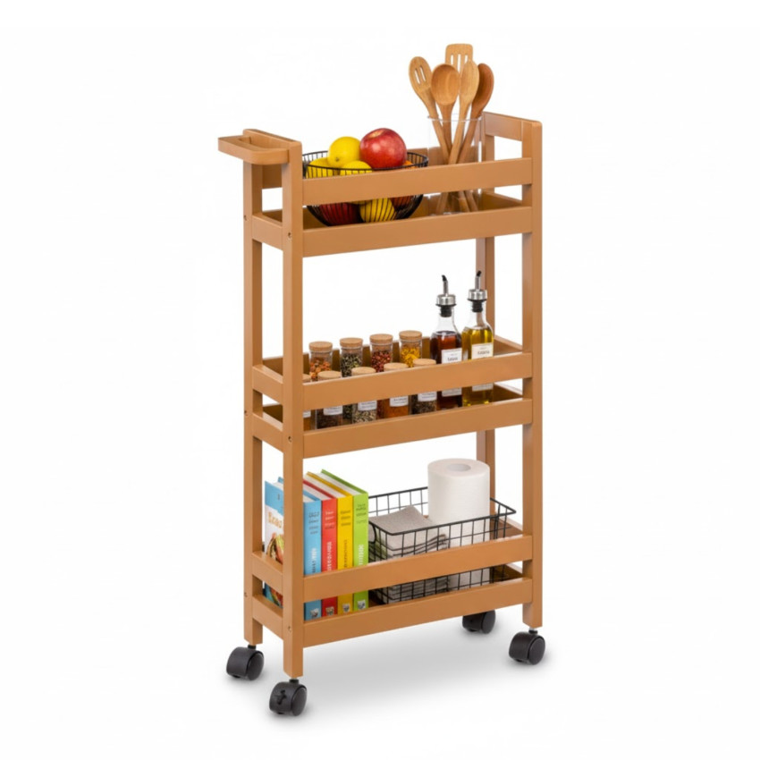 Carrito con Ruedas en Polietileno Canoply 70x40x15cm 7house Mesas de Comedor 1