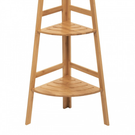 Estantería Esquinera en Bambú con 3 Niveles Canoply 103x31.9x31.9cm 7house Estanterías 3