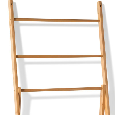 Toallero de Pie con Estantes en Bambú Canoply 152x53.2x32.4cm 7house Ordenación Baño 2