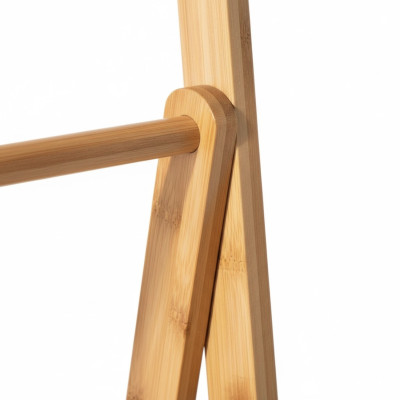 Toallero de Pie con Estantes en Bambú Canoply 152x53.2x32.4cm 7house Ordenación Baño 3