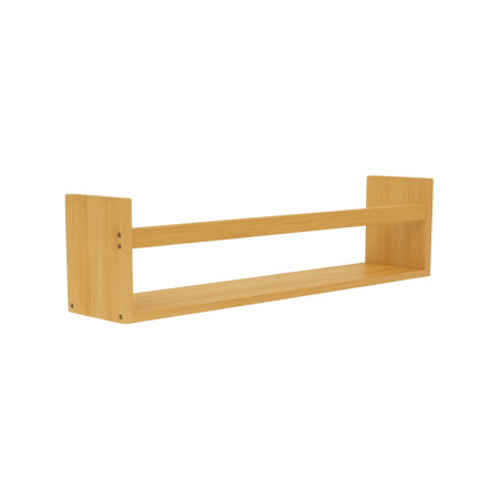 Canoply Prateleira de parede em bambu Canoply 14x57x10cm 7house