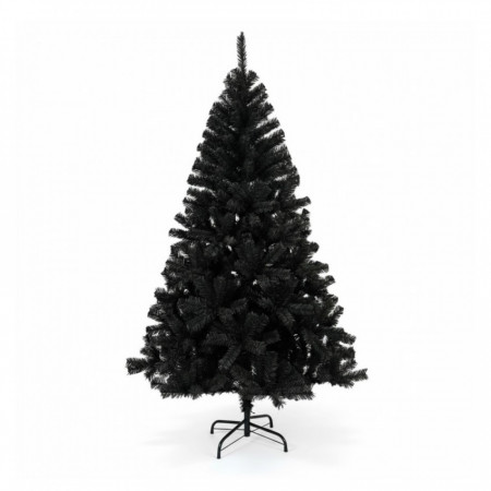 Árbol de Navidad Artificial Negro Toronto con Base Metálica 180cm Dayron Árboles de Navidad 1