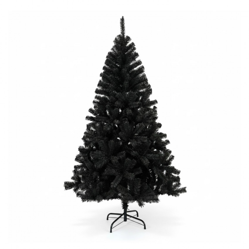 Árbol de Navidad Artificial Negro Toronto con Base Metálica 180cm Dayron Árboles de Navidad 1