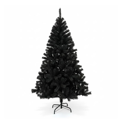 Árbol de Navidad Artificial Negro Toronto con Base Metálica 180cm Dayron Árboles de Navidad 1