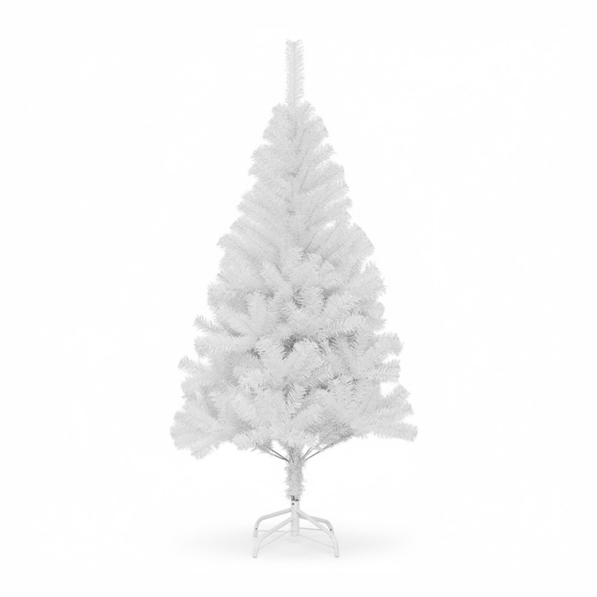 Árbol de Navidad Artificial Blanco Laponia con Base Metálica 150cm Dayron Árboles de Navidad 1