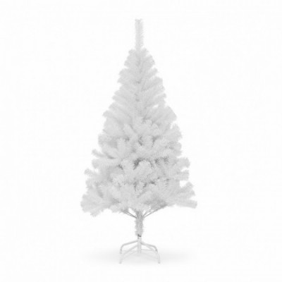 Árbol de Navidad Artificial Blanco Laponia con Base Metálica 150cm Dayron Árboles de Navidad 1