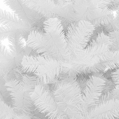 Árvore de Natal Artificial Branca Lapónia com Base Metálica, 150 cm Dayron