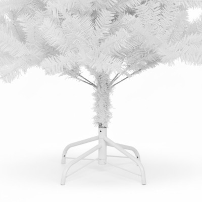 Árvore de Natal Artificial Branca Lapónia com Base Metálica, 150 cm Dayron