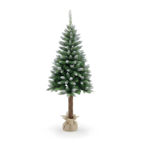 Albero di Natale artificiale “Nevado Alpes” con base in juta, 150 cm Dayron