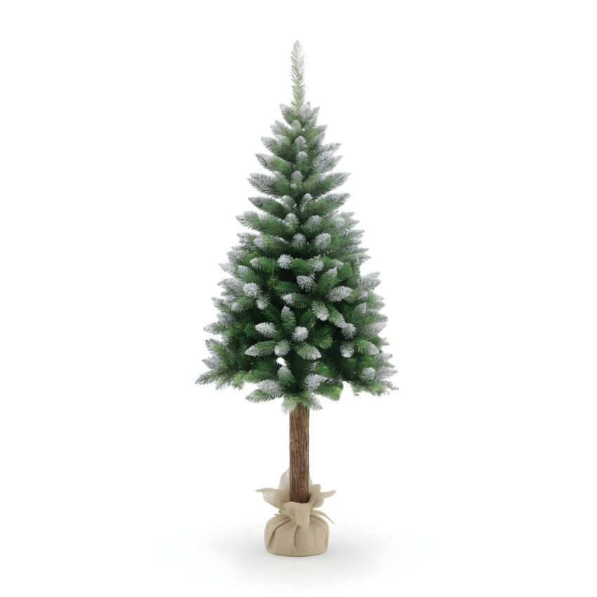 Árvore de Natal Artificial «Nevado Alpes» com Base de Jute, 150 cm Dayron