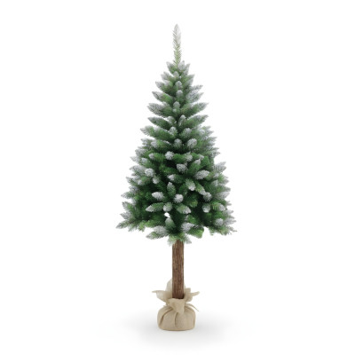 Albero di Natale artificiale “Nevado Alpes” con base in juta, 150 cm Dayron