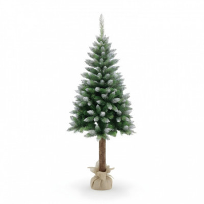 Árbol de Navidad Artificial Nevado Alpes con Base de Yute 150cm Dayron Árboles de Navidad 1