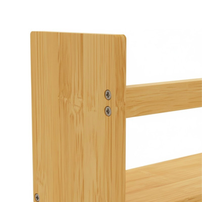 Pack 2 Estantes de Pared en Bambú Canoply 15x70x12cm 7house Estanterías 3