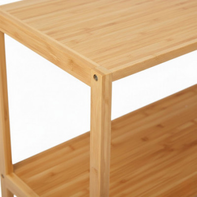 Estantería Modular en Bambú con 3 Niveles Canoply 84x69.5x33.5cm Thinia Home Estanterías 3
