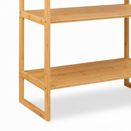 Estantería Modular en Bambú con 3 Niveles Canoply 84x69.5x33.5cm Thinia Home Estanterías 4