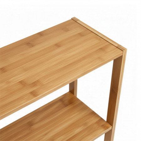 Estantería Modular en Bambú con 2 Niveles Canoply 60x57x20cm Thinia Home Estanterías 2