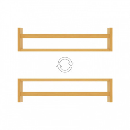 Estante de Pared en Bamb&uacute; Canoply 14x57x10cm Thinia Home Estanter&iacute;as 2