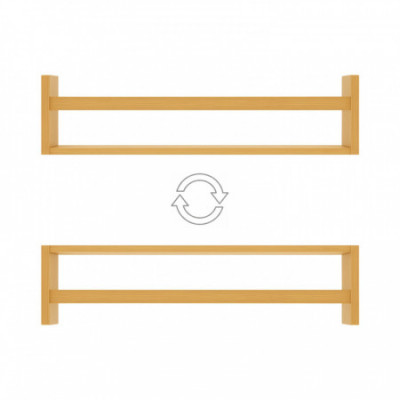 Pack 2 Estantes de Pared en Bambú Canoply 15x70x12cm Thinia Home Estanterías 2