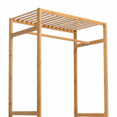 Perchero con Zapatero en Bambú Canoply 160x68x36cm Thinia Home Percheros y Zapateros 2