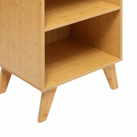 Pack 2 Muebles Modulares en Bambú con 2 Niveles Canoply 70x45x35cm Thinia Home Cómodas y Cajoneras 3