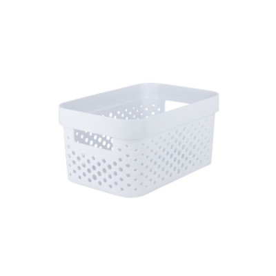 Cesta Mediana de Ordenación Rectangular 5.5 Litros Zest 7house Ordenación Baño 1