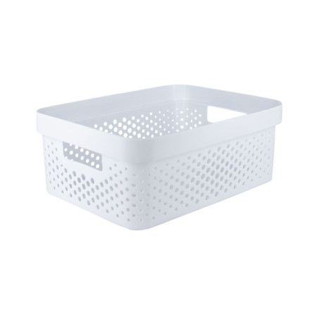 Cesta Mediana de Ordenación Rectangular 12.5 Litros Zest 7house Ordenación Baño 1