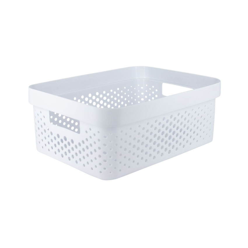 Cesta Mediana de Ordenación Rectangular 12.5 Litros Zest 7house Ordenación Baño 1