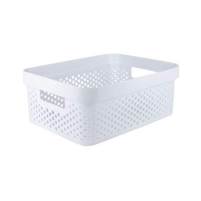 Cesta Mediana de Ordenación Rectangular 12.5 Litros Zest 7house Ordenación Baño 1