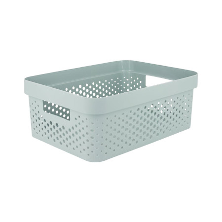 Cesta Mediana de Ordenación Rectangular 12.5 Litros Zest 7house Ordenación Baño 1