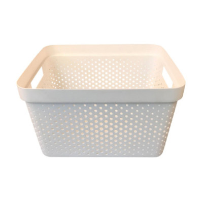 Cesta Alta de Ordenación Rectangular 18 Litros Zest 7house Ordenación Baño 1