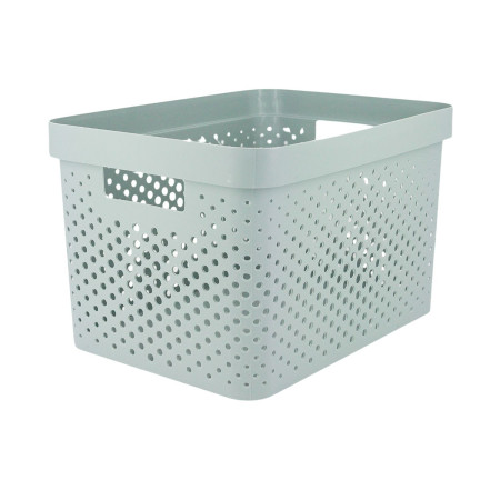 Cesta Alta de Ordenación Rectangular 18 Litros Zest 7house Ordenación Baño 1