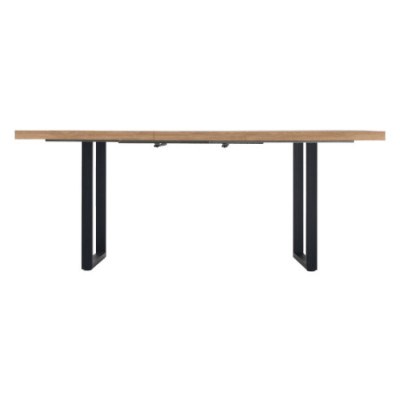 Mesa de Comedor Industrial Rectangular Extensible de Madera y Acero 200x77x80cm 7house Mesas de Comedor 4