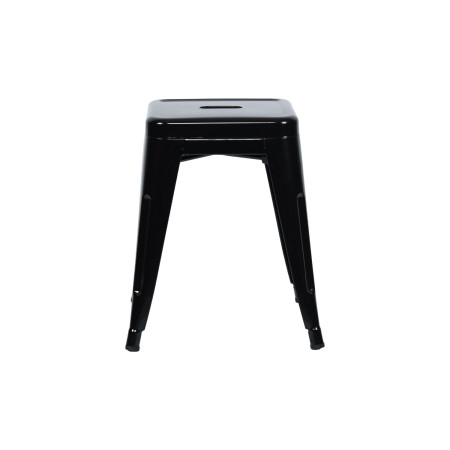 Taburete Bajo Industrial Apilable de Acero 38x38x46cm Thinia Home Taburetes 4