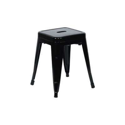 Pack 2 Taburetes Bajos Industriales Apilables de Acero 38x38x46cm Thinia Home Taburetes 2