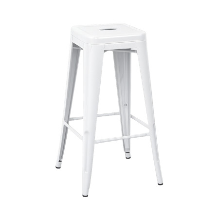 Taburete Medio Industrial Apilable de Acero 43x43x76cm Thinia Home Taburetes 1