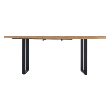 Mesa de Comedor Industrial Rectangular Extensible de Madera y Acero 200x77x80cm Thinia Home Mesas de Comedor 4