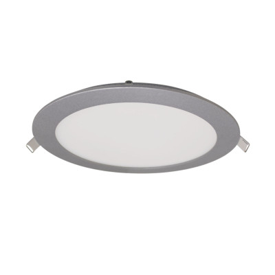 Downlight LED Empotrable Redondo 18W 1800lm Ø22.5cm 5700K Cromo 30000H SECOM Downlight Empotrable 2