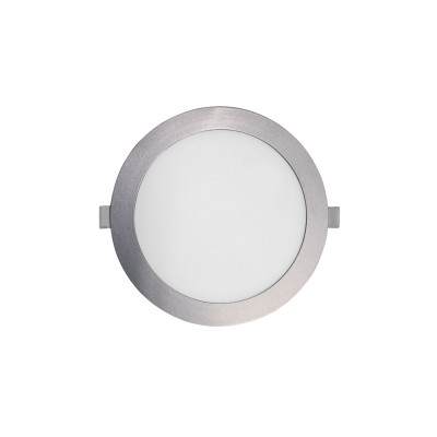 Downlight LED Empotrable Redondo 18W 1400lm Ø17cm 4000K Cromo IP44 30000H SECOM Downlight Empotrable 1