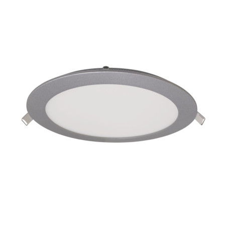 Downlight LED Empotrable Redondo 24W 2400lm Ø22.4cm 4000K Cromo IP44 30000H SECOM Downlight Empotrable 2