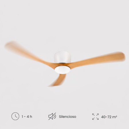 Ventilador de Techo Aria 132cm Motor DC 40W Silencioso Sin Luz con Mando a Distancia Raydan Ventiladores de Techo 4