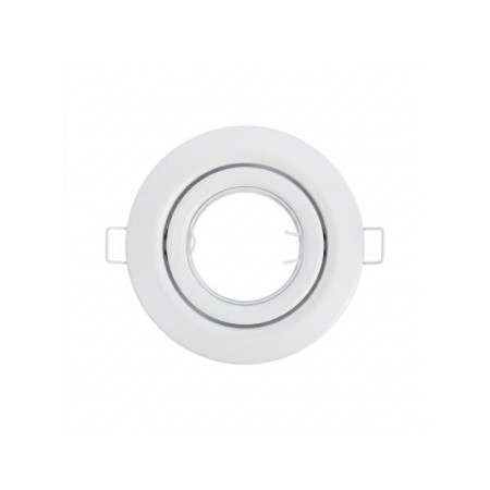 Portalámpara Empotrable Circular Ajustable Casquillo GU10 IP20 Ø10.3x2.5cm SECOM Downlight Empotrable 1