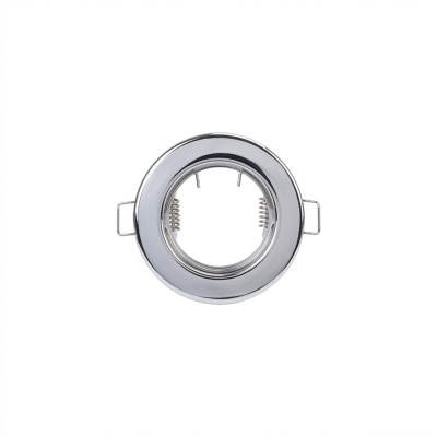 Portalamppada da incasso circolare con attacco GU10, IP20, Ø7.8x3cm, SECOM