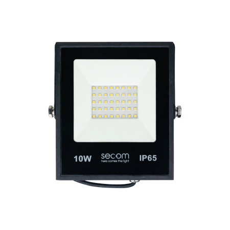 Proyector LED Tenko Plus 10W 1000lm IP65 10x3x12cm 5700K Negro 50000H SECOM Proyectores LED para Exterior 1