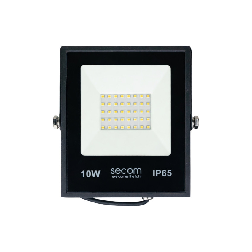 Proyector LED Tenko Plus 10W 1000lm IP65 10x3x12cm 5700K Negro 50000H SECOM Proyectores LED para Exterior 1