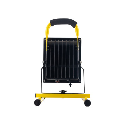 Proyector LED Tenko Portátil con Batería Recargable 10W 900lm IP54 15x15x24cm 4000K Negro/Amarillo 5H SECOM Proyectores LED para