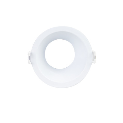 Portalámpara Empotrable Circular Casquillo GU10 IP20 Blanco Ø8.7x5cm SECOM Downlight Empotrable 1